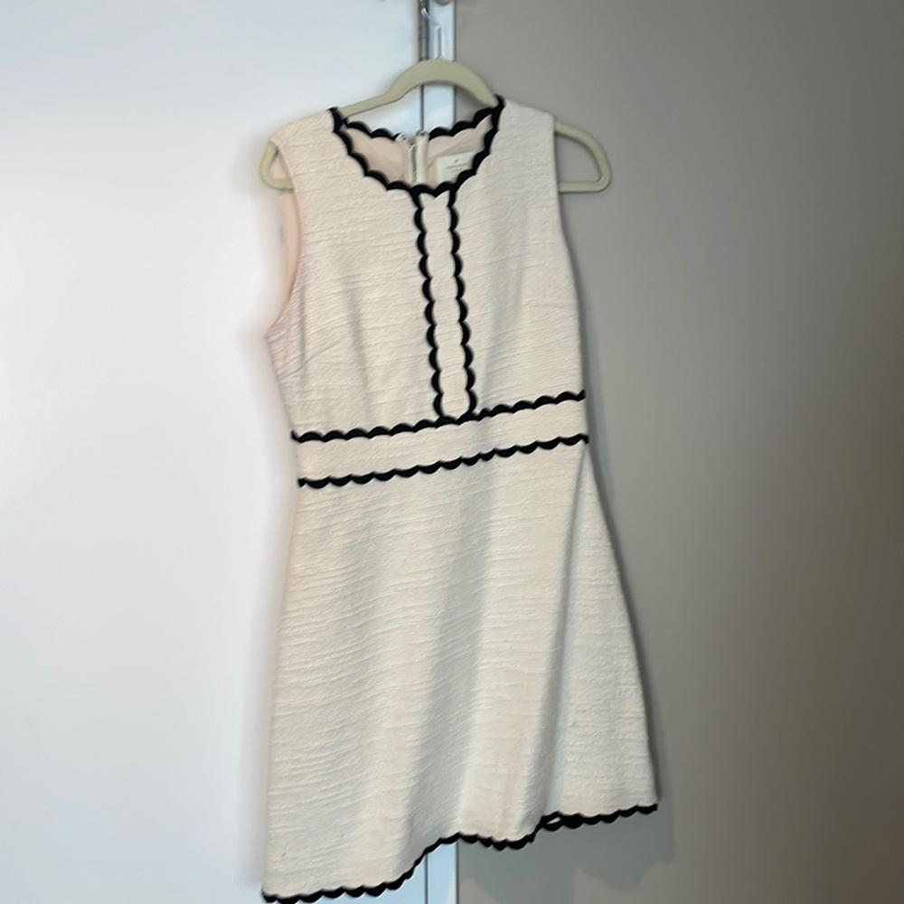 Kate Spade Scallop Tweed Dress